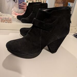 Black Suede Ankle Boots